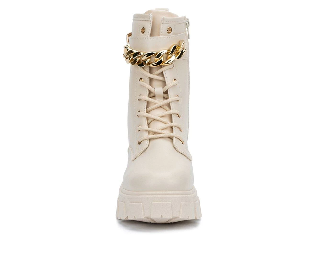 Promo π Women's Olivia Miller Ava Combat Platform Lace-Up π₯Ύ Boots Beige π 5 Promo π Women's Olivia Miller Ava Combat Platform Lace-Up π₯Ύ Boots Beige π - Image 5