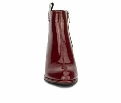 Outlet 😉 Women's Torgeis Monty Booties Burgundy ⌛ -Journee shop 4 694