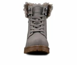 Best reviews of 🥰 Women's Lugz Flirt Hi Fur Lace-Up 🥾 Boots Grey/Gum 🤩 -Journee shop 4 736