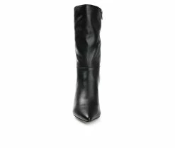 Flash Sale 😉 Women's Journee Collection Wilo Wide Calf Mid 🥾 Boots Black 🥰 -Journee shop 4 766