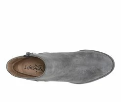 Discount 👏 Women's LifeStride Swift Wedge Booties Charcoal 😍 -Journee shop 4 810