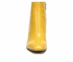 Hot Sale 😉 Women's Franco Sarto Tina 2 Booties Yellow 😀 -Journee shop 4 815