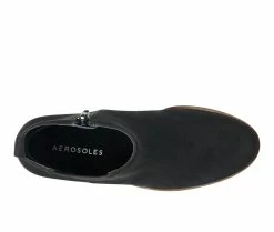 Best Sale 👍 Women's Aerosoles Brandi Wedge Booties Black 👏 -Journee shop 4 842