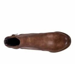 Deals 😉 Women's Baretraps Charee Booties Brush Brown 🎁 -Journee shop 4 847