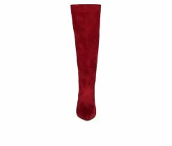 Best Sale 😉 Women's Journee Collection Vellia Extra Wide Calf Knee High 🥾 Boots Wine ⌛ -Journee shop 4 851