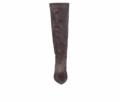 Discount 🔥 Women's Journee Collection Vellia Knee High 🥾 Boots Grey 🥰 -Journee shop 4 859