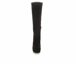 Promo 🥰 Women's Y-Not Legal Knee High 🥾 Boots Black 😉 -Journee shop 4 86