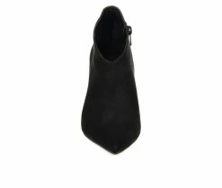Discount 🧨 Women's Journee Collection Demmi Stiletto Booties Black 🔥 -Journee shop 4 883