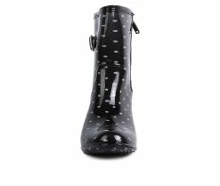 Buy 🎉 Women's London Rag Drench Wedge Rain 🥾 Boots Black 💯 -Journee shop 4 912
