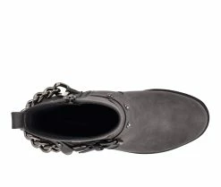 Top 10 ✨ Women's Nine West Quinda Heeled Booties Grey 😍 -Journee shop 4 923