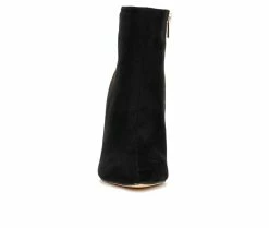 Flash Sale ❤️ Women's New York And Company Zhuri Heeled Booties Black 🤩 -Journee shop 4 931