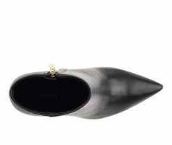 Brand new ⌛ Women's Nine West Bolana Heeled Booties Black Leather 👏 -Journee shop 4 939