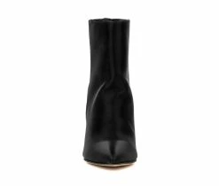 Promo 🎉 Women's Gabrielle Union Danika Bootie Heeled Booties Black PU ⭐ -Journee shop 4 949