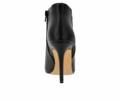 Hot Sale 🥰 Women's XOXO Nayeli Stiletto Booties Black 🔥 -Journee shop 4 95