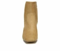 Coupon 👍 Women's Franco Sarto Pisa Bootie Heeled Booties Cookie 🤩 -Journee shop 4 961