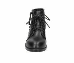 Best Sale ⌛ Women's Easy Street Becker Lace Up Booties Black ✔️ -Journee shop 4 98