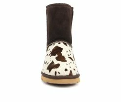 Cheap 💯 Women's Superlamb Turano 7.5 Inch Winter 🥾 Boots Chocolate Cow 👏 -Journee shop 4 992