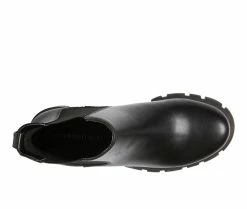 Budget 😍 Women's Madden Girl Tessa Chelsea 🥾 Boots Black 👍 -Journee shop 5 1