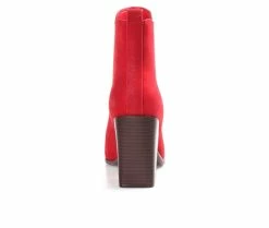 Wholesale β€οΈ Women's Journee Collection Maxxie Chelsea Booties Red π 11 Wholesale β€οΈ Women's Journee Collection Maxxie Chelsea Booties Red π -Journee shop 5 106
