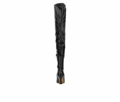 Cheapest ✨ Women's Gabrielle Union Tall Celia Boot Over The Knee 🥾 Boots Black 🧨 -Journee shop 5 126