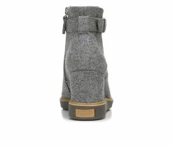 Top 10 ✔️ Women's Dr. Scholls Jacinda Wedge Booties Grey Flannel ✔️ -Journee shop 5 134