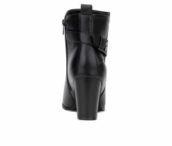 Best deal 🔥 Women's New York And Company Andra Heeled Booties Black 🎉 -Journee shop 5 139