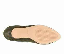 Discount 👍 Women's Nine West Buyah Knee High Heeled 🥾 Boots Olive Suede 🎁 -Journee shop 5 147