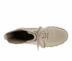 Best Pirce 👍 Women's Esprit Autumn Block Heel Combat Booties Buff 😀 -Journee shop 5 174