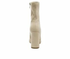 Promo π₯° Women's London Rag Zahara Block Heel Ankle π₯Ύ Boots Beige π 11 Promo π₯° Women's London Rag Zahara Block Heel Ankle π₯Ύ Boots Beige π -Journee shop 5 183