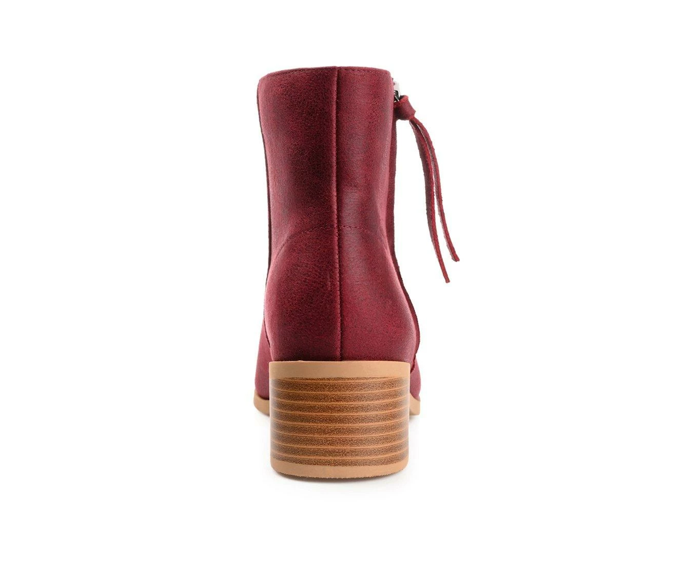 Hot Sale βοΈ Women's Journee Collection Sadiya Booties Wine π 6 Hot Sale βοΈ Women's Journee Collection Sadiya Booties Wine π - Image 6