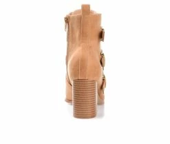 Discount 🌟 Women's Journee Collection Winsley Booties Tan 🎉 -Journee shop 5 222