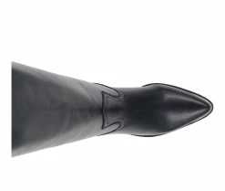 Budget 🔥 Women's XOXO Ella Knee High Heeled 🥾 Boots Black ⌛ -Journee shop 5 268