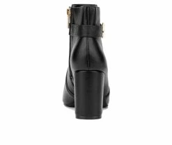 New 🔥 Women's New York And Company Elisabeth Heeled Booties Black 👏 -Journee shop 5 292