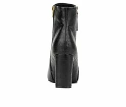 Buy 👏 Women's New York And Company Una Heeled Booties Black ⌛ -Journee shop 5 297