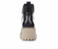 Buy 😍 Women's DV BY DOLCE VITA Rielle Chelsea 🥾 Boots Black Croco 👍 -Journee shop 5 3