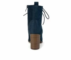 Best Pirce π₯ Women's Journee Collection Baylor Lace-Up Booties Blue π 11 Best Pirce π₯ Women's Journee Collection Baylor Lace-Up Booties Blue π -Journee shop 5 32