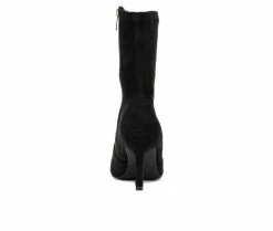 Cheapest 🌟 Women's New York And Company Xandra Mid Calf Booties Black 🎁 -Journee shop 5 407