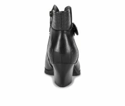 Outlet 👍 Women's Baretraps Lane Heeled Booties Black 🎁 -Journee shop 5 443