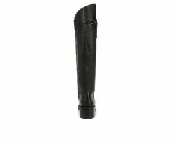New 🛒 Women's Franco Sarto Colt Tall Wide Calf Knee High 🥾 Boots Black 🔥 -Journee shop 5 497