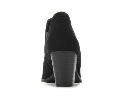 Best reviews of 🔥 Women's Y-Not Deluxe Heeled Booties Black Nub 👍 -Journee shop 5 5