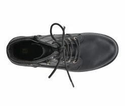 Best deal ✨ Women's White Mountain Reggie Lace Up Booties Black 😀 -Journee shop 5 501