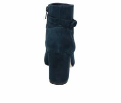 Promo 🥰 Women's Bella Vita Arlette Heeled Booties Navy ⭐ -Journee shop 5 537
