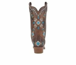 Flash Sale 😉 Women's Dingo Boot Mesa Western 🥾 Boots Brown ✔️ -Journee shop 5 574