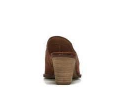 Deals 🎁 Women's Zodiac Ada Mule 👠 Heels Cognac 🥰 -Journee shop 5 576