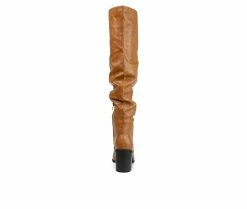 Buy ✔️ Women's Journee Collection Pia Extra Wide Calf Over-The-Knee 🥾 Boots Tan 💯 -Journee shop 5 617