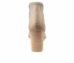 Flash Sale 🎉 Women's Journee Signature Kevona Side Slit Booties Stone 🥰 -Journee shop 5 705