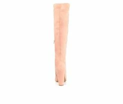 Best Pirce 🧨 Women's Journee Collection Dominga Wide Calf Knee High 🥾 Boots Peach ⭐ -Journee shop 5 724