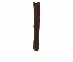 Buy 🤩 Women's New York And Company Luna Knee High 🥾 Boots Brown ✔️ -Journee shop 5 754