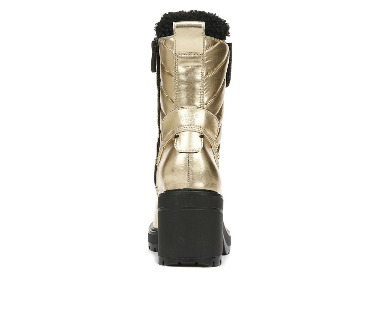 Best Sale π Women's Franco Sarto Dizzy2 Water Repellent Heeled Booties Gold π 6 Best Sale π Women's Franco Sarto Dizzy2 Water Repellent Heeled Booties Gold π - Image 6