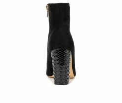 Flash Sale ❤️ Women's New York And Company Zhuri Heeled Booties Black 🤩 -Journee shop 5 885
